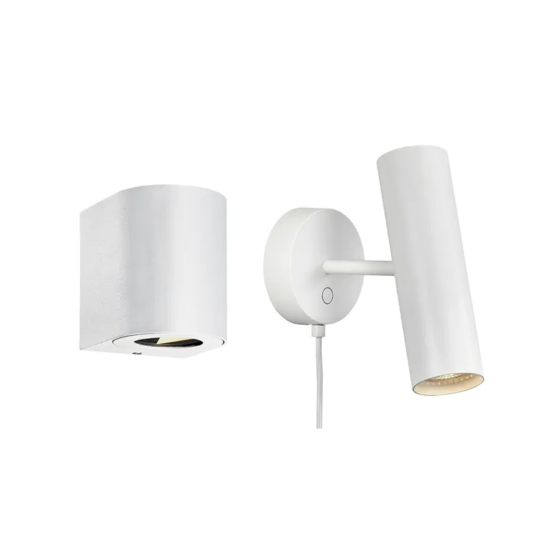 Hvite design vegglamper 