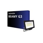 Noxion LED Flomlys Beamy G3.1 Svart 50W 5500lm 110D - 830 Varm Hvit | IP65 - Symmetrisk 