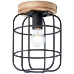Brilliant Gwen Taklampe Metall Tre Svart | 200mm - Egnet for 1x E27