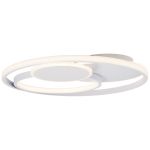 Brilliant Runda Taklampe Metall Silicone Hvit 45W 5200lm - 830-865 CCT | 500mm - Fjernkontroll Dimbar