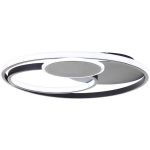 Brilliant Runda Taklampe Metall Silicone Svart 45W 5200lm - 830-865 CCT | 500mm - Fjernkontroll Dimbar