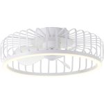 Brilliant Capo Ventilator Metall Plast Hvit 32W 4200lm - 827-865 CCT | 480mm - Fjernkontroll Dimbar