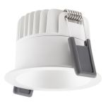 Ledvance LED spot Mørklight Aluminium Hvit 8W 680lm 36D - 930 varm hvit | Utskjæring 68mm - IP44 - beste fargegjengivelse - dimbar
