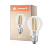 Ledvance Classic LED E27 Pære filament klar 7.2W 806lm - 927 ekstra varm hvit | beste fargegjengivelse - dimbar - erstatter 60W