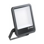 Ledvance LED Flomlys Aluminium Svart 133W 20000lm 100D - 840 Kald Hvit | IP66 - Lyssensor - Symmetrisk