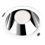 Ledvance LED Downlight Comfort UGR19 Aluminium 42W/36W/30W 5000lm/4200lm/3600lm 100D - 930-940 CCT | Utskjæring 250mm - IP44 - Beste Fargegjengivelse