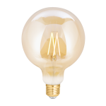 WiZ Smart LED E27 Globe Filament Rav 125mm 6.5W 720lm - 820-845 Innstillbar Hvit | Dimbar - Erstatter 50W