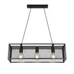 D'Lite Pendel Lampe Merkem Matt Svart | Egnet Til 3x E27