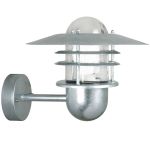 Nordlux Agger Veggbelysning Brushed Aluminium | Egnet for 1x E27