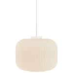Nordlux Milford 30 Pendel Lampe Glass Hvit | Egnet for 1x E27