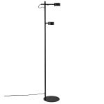 Nordlux Clyde Gulvlampe Metall Svart 8W 350lm - 827 Ekstra Varm Hvit | 3-Trinn Dimbar