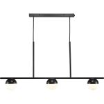 Nordlux Contina Pendel Lampe Metall 3-Spot Svart | Egnet for 3x G9