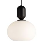Nordlux Notti 20 Pendel Lampe Glass Svart | Egnet for 1x E27