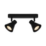 Nordlux Eik 2 Spot Metall Svart | Egnet for 2x GU10