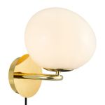 DFTP by Nordlux Shapes Veggbelysning Metall og Glass Messing | Egnet for E14