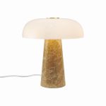 DFTP by Nordlux Bordlampe Glossy Marmor og Glass Beige | 220mm - Egnet for 1x E14