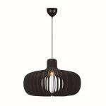 Nordlux Hazo 65 Pendel Lampe Tre Svart | Egnet for 1x E27