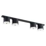 Emibig Taklampe Nano Stål Svart | Egnet for 4x GU10 (AR111) - Max 12W