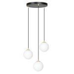 Emibig Pendel Lampe Royal Stål Svart | Egnet for 3x E14 - Max 10W