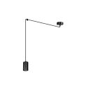 Emibig Pendel Lampe Traker Stål Svart | Egnet for 1x GU10 - Max 10W