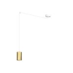 Emibig Pendel Lampe Traker Stål Hvit | Egnet for 1x GU10 - Max 10W