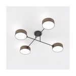 Emibig Taklampe Maga Stål Brun | Egnet for 4x E14 - Max 10W