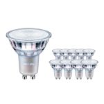 Fordelspakning 10x Philips Corepro LED Spot GU10 PAR16 4.6W 390lm 36D - 840 kald hvit | erstatter 50W