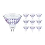 Fordelspakning 10x Philips Master Value LED Spot GU5.3 MR16 5.8W 460lm 36D - 930 varm hvit | beste fargegjengivelse - dimbar - erstatter 35W
