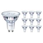 Fordelspakning 10x Philips Corepro LED Spot GU10 PAR16 4.9W 460lm 36D - 830 varm hvit | erstatter 65W