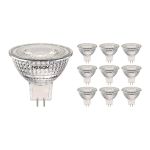 Fordelspakning 10x Noxion LED spot GU5.3 MR16 4.4W 345lm 36D - 840 kald hvit | dimbar - erstatter 35W