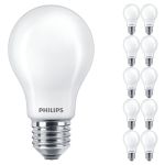 Fordelspakning 10x Philips MASTER Value LED Pære E27 Pære matt 3.4W 470lm - 927 ekstra varm hvit | beste fargegjengivelse - dimbar - erstatter 40W
