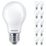 Fordelspakning 10x Philips Corepro LED Pære E27 Pære matt 7W 806lm - 830 varm hvit | erstatter 60W