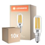 Fordelspakning 10x Ledvance Special LED E14 Lysrør one-handed filament klar 4.2W 470lm - 827 ekstra varm hvit | erstatter 40W