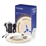 Noxion LED Strip Naga 5 Meter Komplet set - Smart Wifi - 24V - 120LEDs/m - 9.6W/m - 927 Ekstra Varm Hvit | 8mm - IP20 - Beste Fargegjengivelse - SMD2835