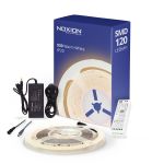 Noxion LED Strip Naga 5 Meter Komplet set - Smart Wifi - 24V - 120LEDs/m - 9.6W/m - 930 Varm Hvit | 8mm - IP20 - Beste Fargegjengivelse - SMD2835