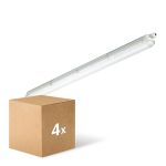 Fordelspakning 4x Philips LED Lyslister Vanntett CoreLine WT120C Gen2 25/43W 3700/6000lm - 840 Kald Hvit | 150cm
