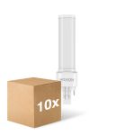 Fordelspakning 10x Noxion Lucent PL-C LED 3.6W - 830 Varm Hvit | 2-Stift - Erstatter 10W