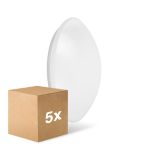 Fordelspakning 5x Ledvance Surface Rund 350 Hvit 18W 1440lm - 840 kald hvit | IP44 - erstatter 2x18W