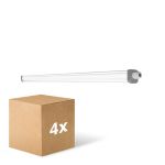 Fordelspakning 4x Ledvance LED Lyslister Vanntett Fuktighetstett Slimvalue 36W 4000lm - 840 Kald Hvit | 120cm 