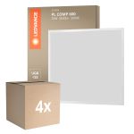 Fordelspakning 4x Ledvance LED panel Kompakt Aluminium Hvit 33W 3630lm - 830 varm hvit | 60x60cm