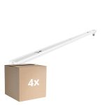 Fordelspakning 4x Noxion Lyslister Click V2 LED T8 | Egnet for 1x 60cm LED Lysrør