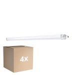 Fordelspakning 4x Ledvance LED Lyslister Vanntett 33W 3960lm - 840 Kald Hvit | 120cm