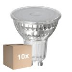 Fordelspakning 10x Ledvance Performance LED spot Reflektor GU10 PAR16 6.9W 620lm 120D - 827 ekstra varm hvit | erstatter 49W