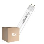 Fordelspakning 8x Osram LED Lysrør T8 (EM/Mains) Standard Output 5.4W 650lm - 840 Kald Hvit | 44cm - Erstatter 15W