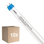 Fordelspakning 10x Philips LED Lysrør T8 CorePro (EM/Mains) High Output 24W 2500lm - 830 Varm Hvit | 150cm - Erstatter 58W