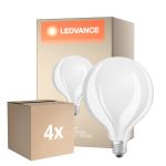 Fordelspakning 4x Osram Classic LED E27 Globe Filament Matt 17W 2452lm - 827 Ekstra Varm Hvit | Erstatter 150W