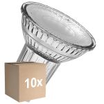 Fordelspakning 10x Ledvance LED Spot GU10 PAR16 8W 750lm 36D - 840 Kald Hvit | Erstatter 100W
