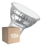Fordelspakning 10x Ledvance LED Spot GU10 PAR16 5.6W 620lm 120D - 830 Varm Hvit | Erstatter 80W
