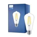 Philips MASTER Value LED Pære E27 Edison filament klar 5.9W 806lm - 927 ekstra varm hvit | beste fargegjengivelse - erstatter 60W