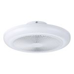 Eglo Ventilator Sayulita 1 ABS Hvit 20.8W 820lm - 827-865 Innstillbar Hvit | Dimbar